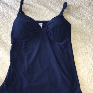 Dark blue tank top
